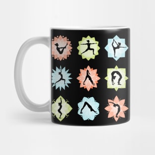 Yoga siluets Mug